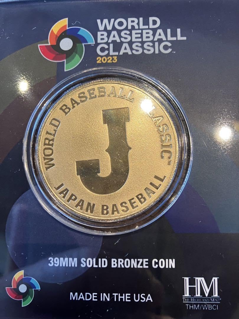 Amazon.co.jp: 公式 限定 WBC侍Japan 優勝記念メダル盾 メイドインUSA