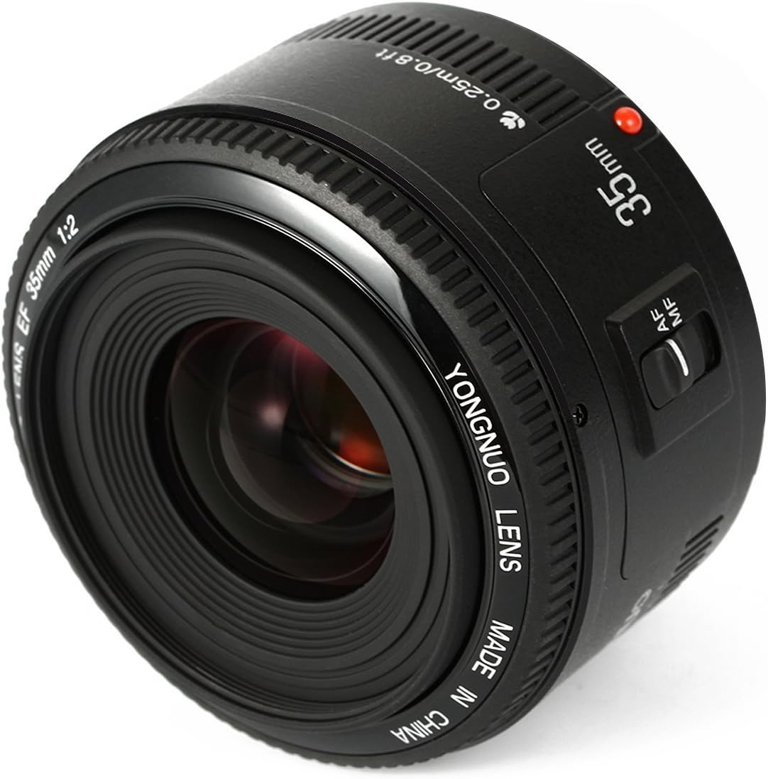 Yongnuo 35&Nbsp Mm F2 Fixed Focal Length with EF Bayonet for Canon EOS 500D 600D 650D 700D 5D Mark II 5D Mark III 5Ds 5Ds R 6D 7D Mark II etc