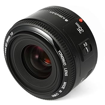 YONGNUO YN35mm F2 単焦点レンズ　Canonマウント Amazon.co.jp: Yongnuo yn35 mm f2レンズ1 : 2 AF/MF広角固定