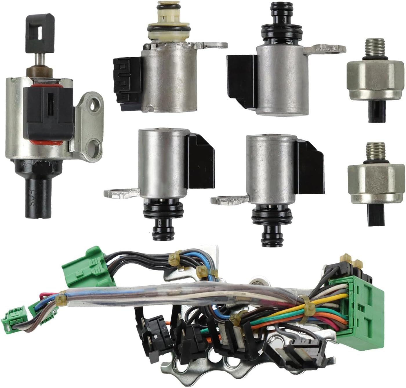 PANGOLIN JF011E RE0F10A CVT Transmission Solenoid Kit fit for Altima Rogue Sentra Caliber 2007-UP 2.0/2.5L Valve Body Solenoids Kit