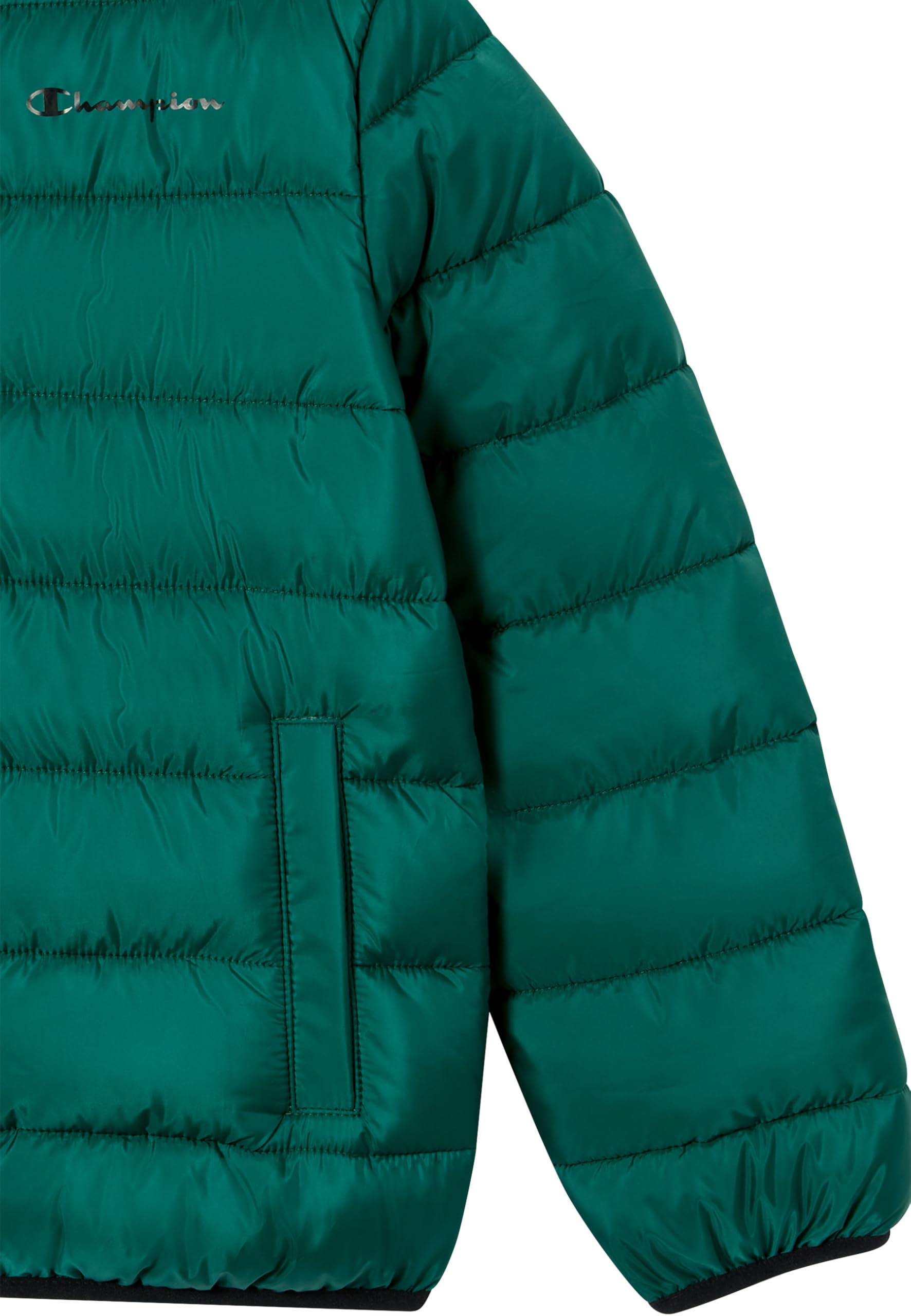 Champion Legacy - Giacca leggera da bambino, XS, verde, Verde, XS