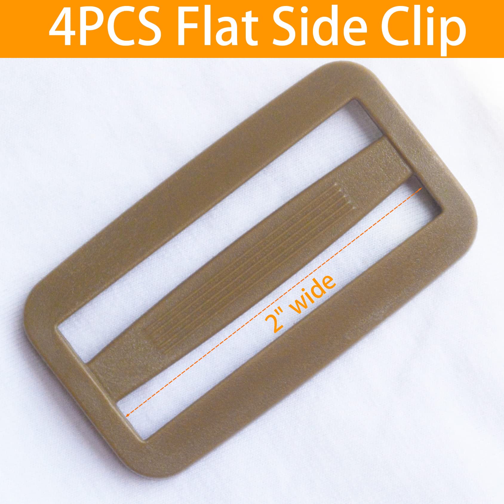 2 Inch Belt Buckle Clip, 2 Pack Quick Side Release