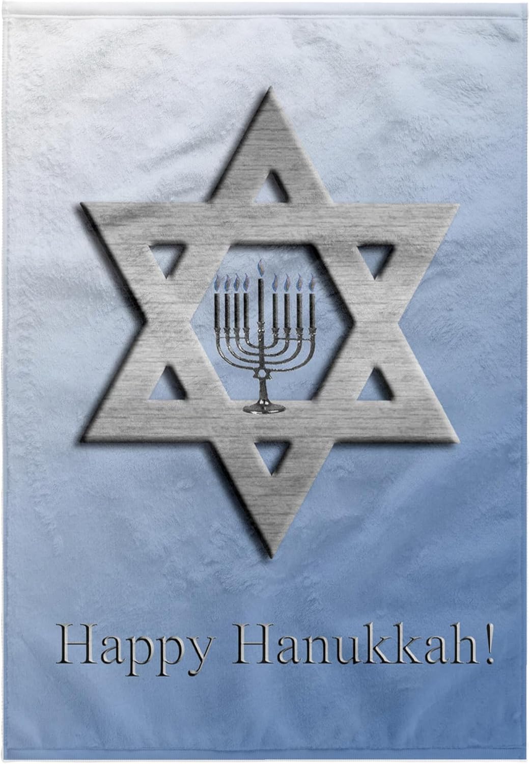 3dRose Hanukkah, Star of David and Menorah 22x30 Bath Hand Pool Towel