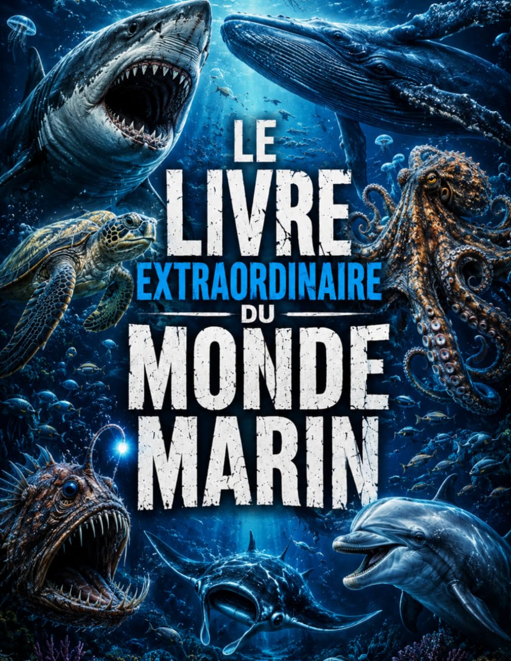 Le livre extraordinaire du monde marin: Découvre les géants des océans et les créatures des abysses - Dès 8 ans