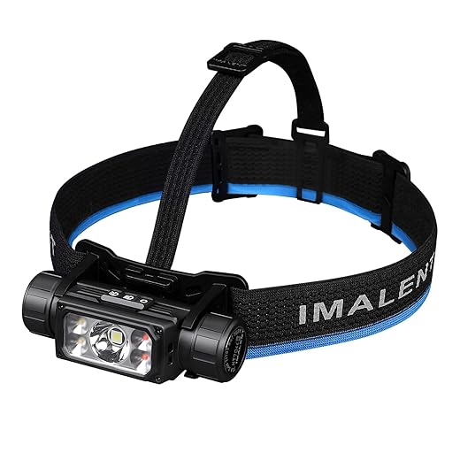 IMALENT MS12 Mini Rechargeable Flashlight 65000 Lumens, High Lumen Led Torch with 12 CREE XHP 70.2 LEDs, Long Beam Distance 1036 Meters, Suitable for Searching and Rescue (Cold White Light)