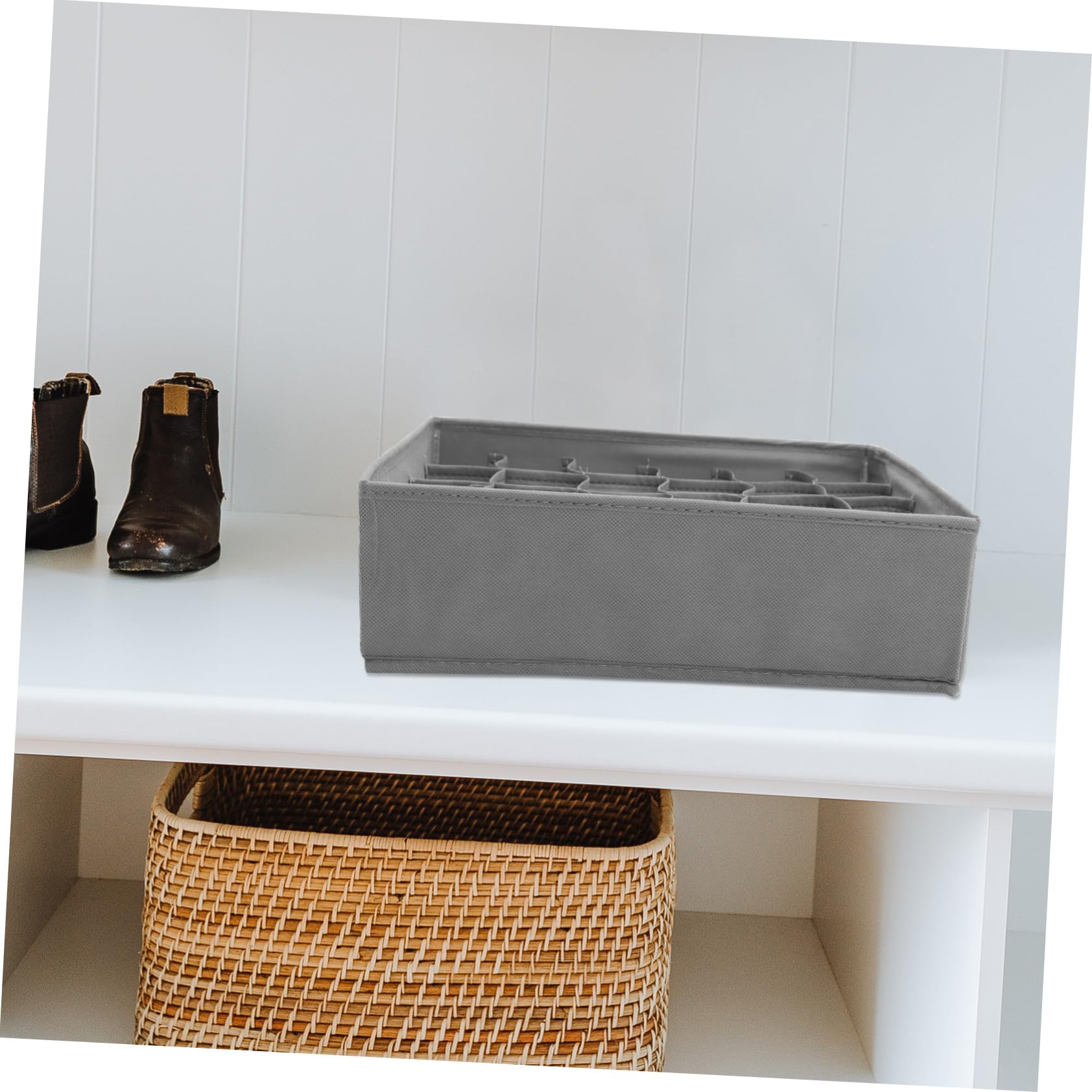 4 Stück Schubladenorganizer für Unterwäsche und Socken, Faltbar
