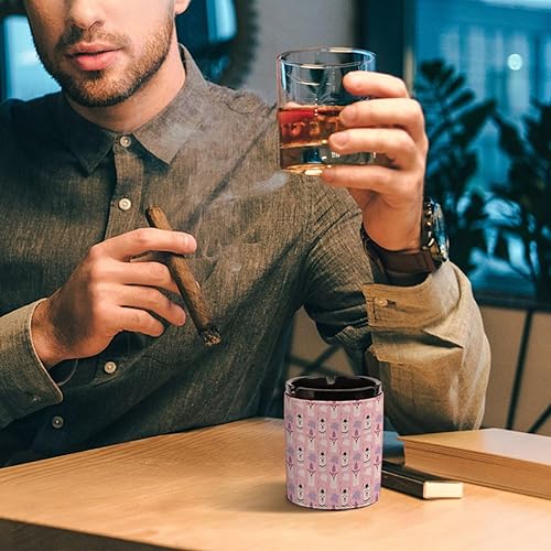 Miniatura 6 de Lindo cenicero de alpaca de llama de dibujos animados para cigarrillos, bandeja de cenizas de fumar de escritorio, soporte de ceniza de poliuretano