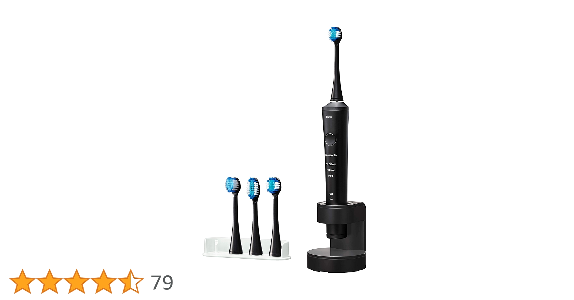 【美品】Panasonicドルツ　EW-CDP34 ブラック　電動歯ブラシ Amazon | パナソニック 電動歯ブラシ ドルツ黒 EW-CDP34-K