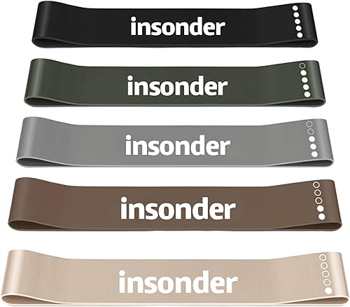 Resistance Band Set of 5 - Resistance Bands for Working Out - Exercise Bands Resistance - Workout Bands & Elastic Band - Stretch Bands for Exercise