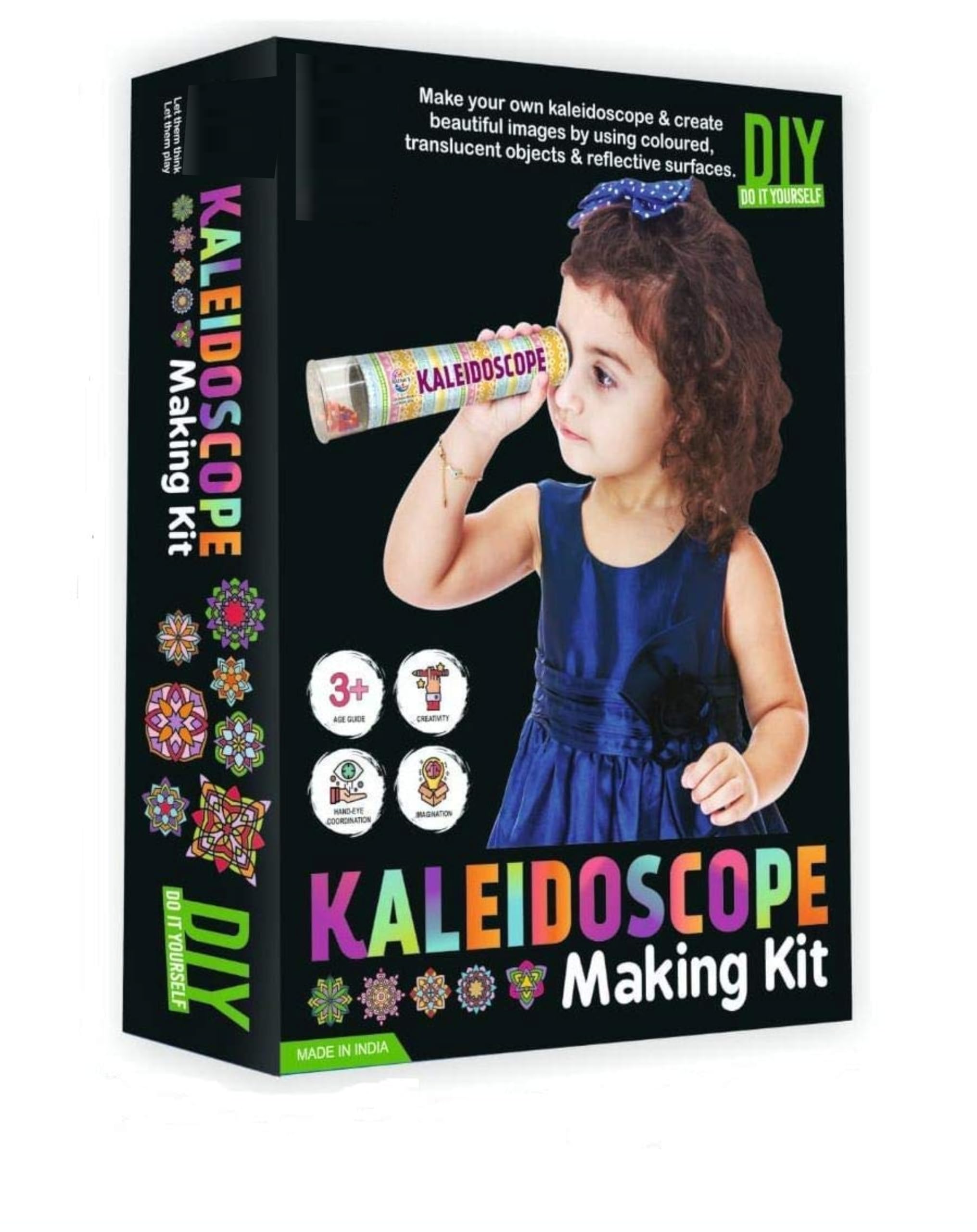 BKDT Marketing Kaleidoscope Making Kit Play Set for Kids - DIY Making kit- Kaleidoscope Return Gifts for Kids