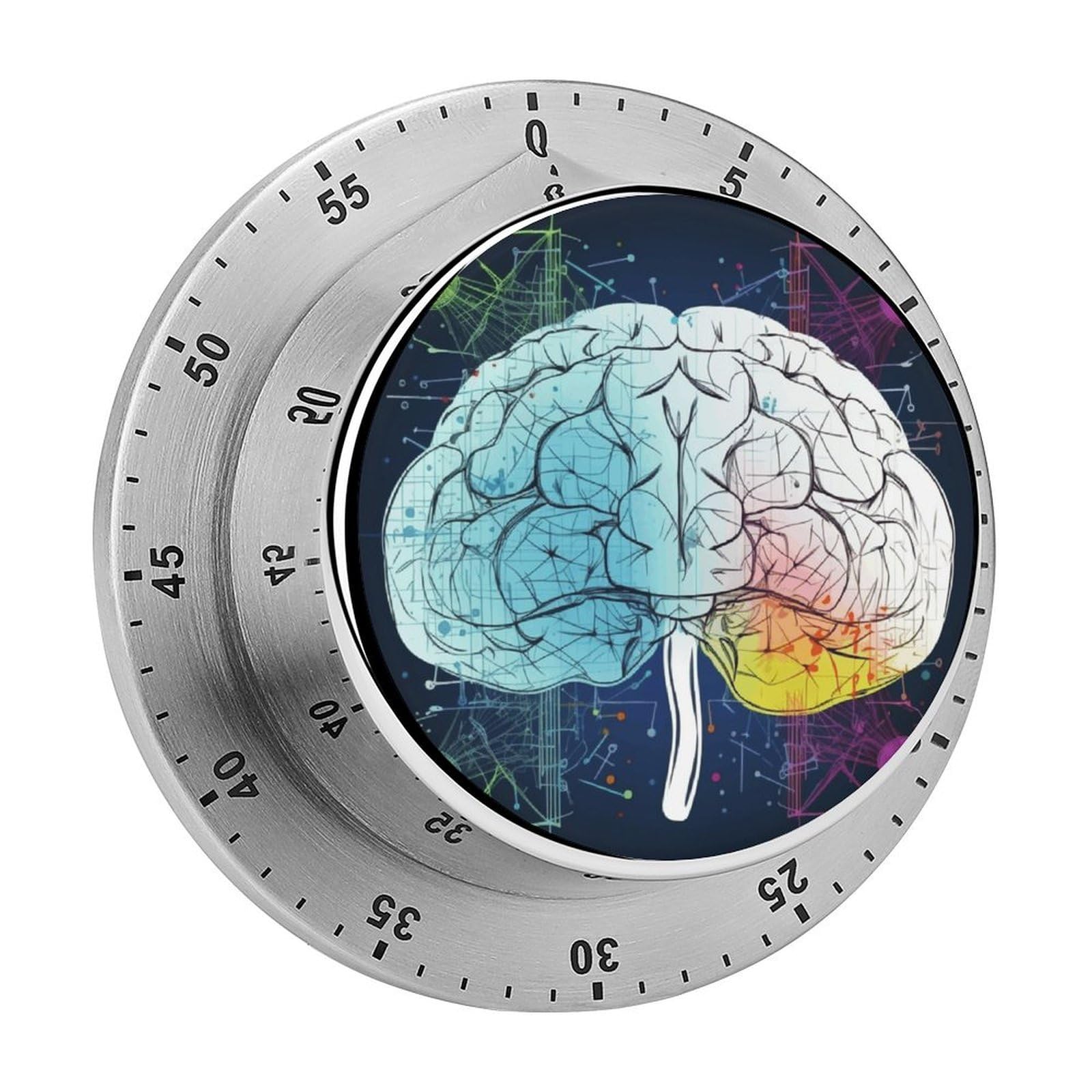Temporizadores mecánicos de escritorio con alarma fuerte y base magnética para control del tiempo