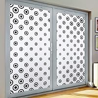 Vista 2 de Película de privacidad para ventanas de vidrio, película reflectante para ventana, bloqueo solar, esmerilada, privacidad estática, diferentes