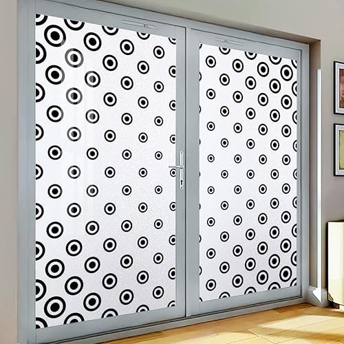 Miniatura 2 de Película de privacidad para ventanas de vidrio, película reflectante para ventana, bloqueo solar, esmerilada, privacidad estática, diferentes