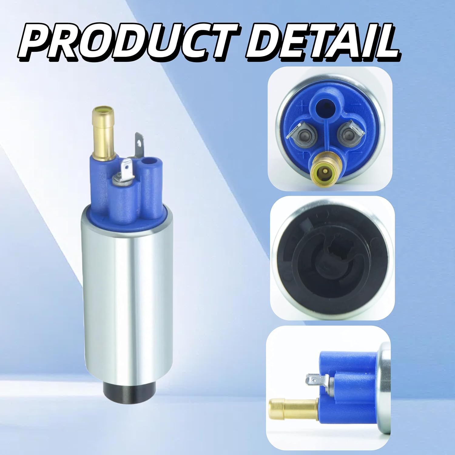 8M0062770 8M0062771 High and Low Pressure Fuel Pump Fit Mercury6 Cyl 4 Stroke 200 225 250 275 300(2009-2014) & Mercury6 Cyl 3.2283 Bore Verado 350 09-14/400(2015-2018) Replaces 8M0062770 8M0062771