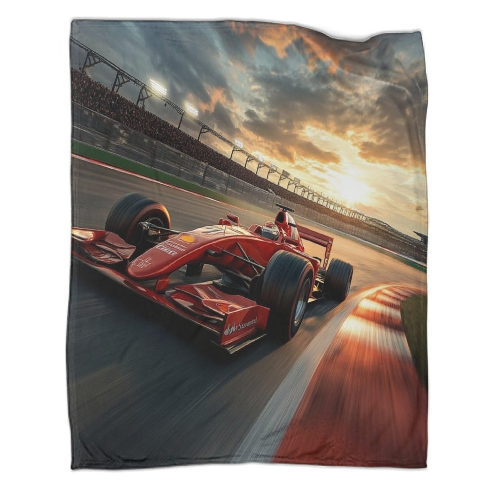 Przytulny koc na 4 pory roku, koc polarowy, na sofę, koc 200 x 230 cm, flanelowy, wyścigowy, miękki koc do mieszkania, narzuta na sofę, ciepły koc wyścigowy z mikrofibry