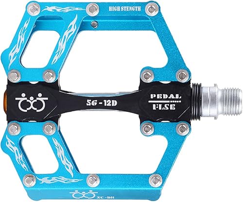 Miniatura 2 de TXJ Sports Pedales de bicicleta de montaña Rodamiento sellado Pedales de bicicleta de aleación de aluminio antideslizante para BMX MTB Road Bike 916