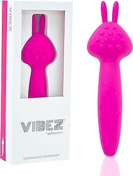 Palm Power Vibez Conejo vibrador de la varita - rosa. 660 g