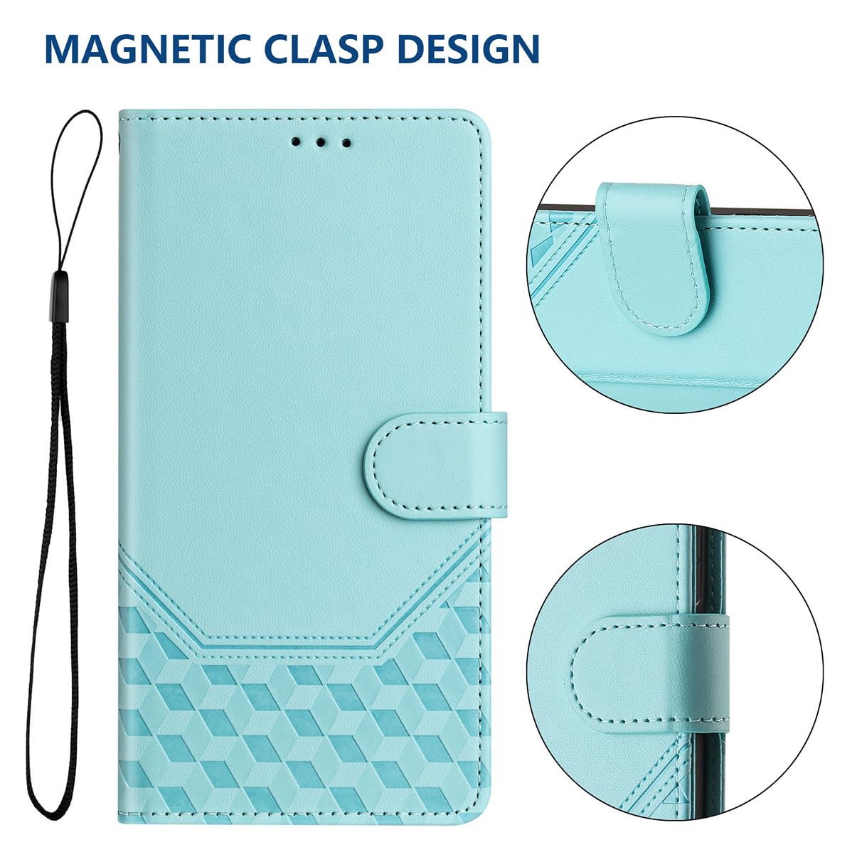 Protezione Telefono Portafoglio GOKEN Cover Per Honor 90 Lite, Custodia Flip PU Pelle TPU Portafoglio Cover Portafoglio Pelle PU