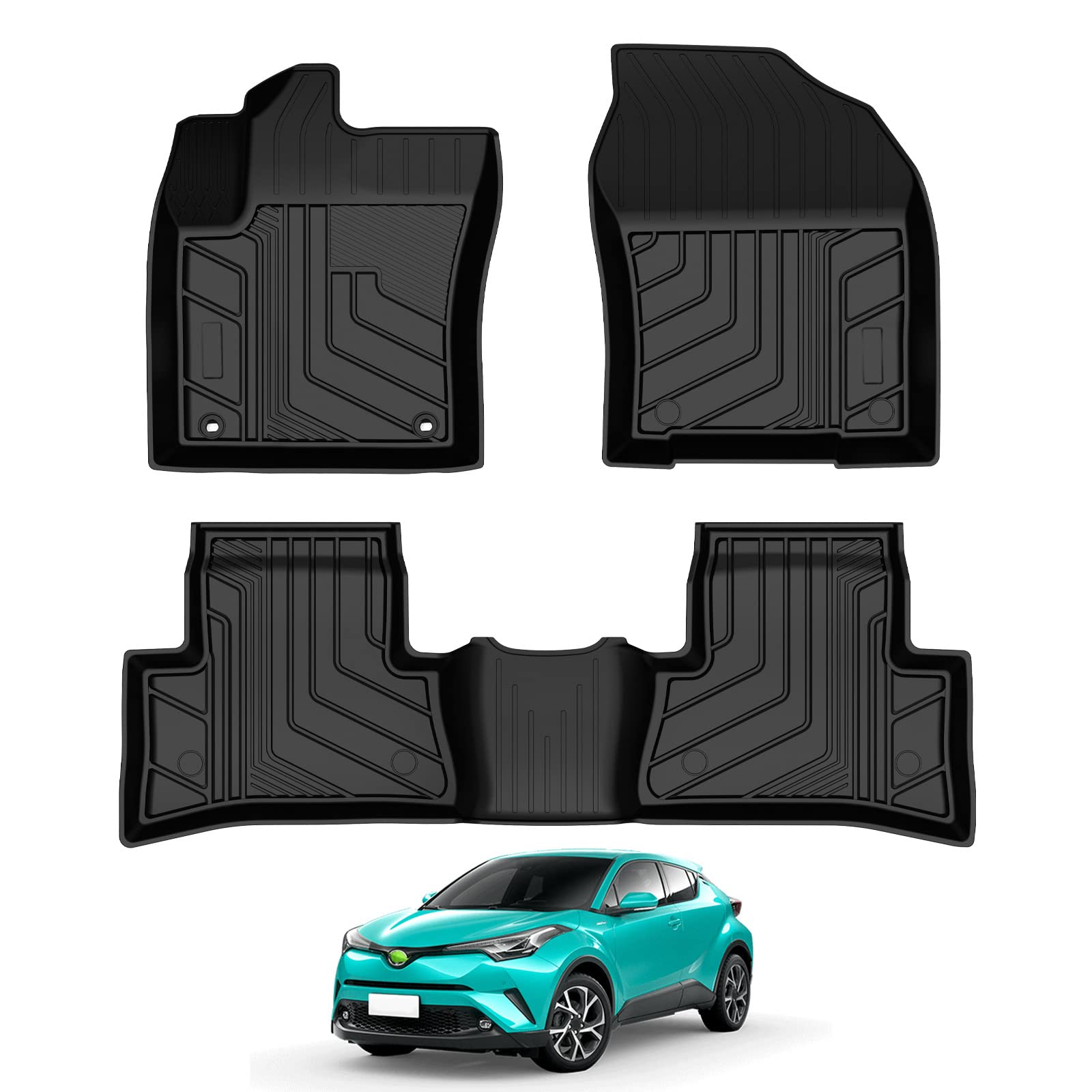 Photo 1 of T TGBROS Custom Fit for Car Floor Mats 2018-2023 Toyota