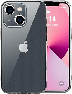 CoolBELL Compatible with iPhone 15 6.1 Inches Case, Ultra-Thin Liquid Silicone Shock Proof Full Body Coverage Protection,Clear