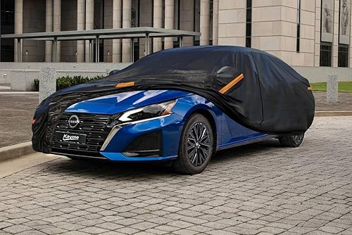 Miniatura 7 de Kayme Funda para Auto de 7 Capas Ajuste Personalizado para Nissan Altima (2002-2025) Impermeable Todo Clima para Automóviles, Cubierta Completa