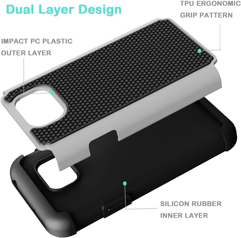 Galaxy S7 Active Case, Jeylly(TM) [Shock Proof] Scratch Absorbing Hybrid Rubber Plastic Impact Defender Rugged Slim Hard Case Cover Shell for Samsung Galaxy S VII Active AT&T SM-G890 G891