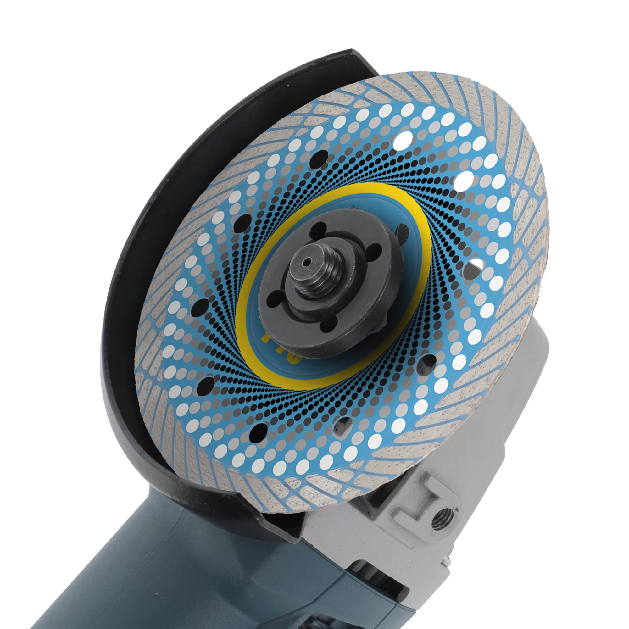 PRODIAMANT Disco Diamantato Professionale F70 125 mm x 22,23 mm - Gres porcellanato, pannelli, piastrelle, taglio a secco fino a 30 mm, ideale per smerigliatrice angolare