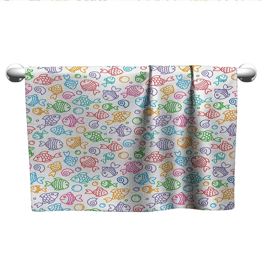 Amazon Co Jp Alisoso 子供用 キャンピングタオル 雪だるま 丘の上のスキー用 冬 寒い 保育園 男の子 女の子 ベビー プレイルーム 漫画 環境に優しい 淡い海 グリーン ピンク W 24 X L 8 Inch ホーム キッチン