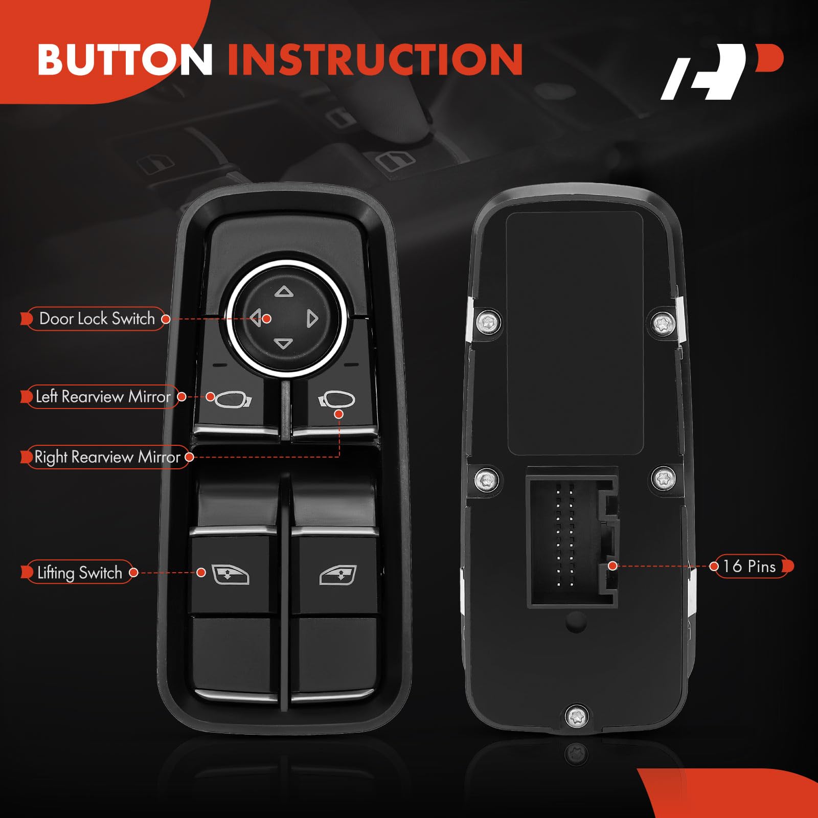 Amazon.com: A-Premium Front Driver Side Master Power Window Switch