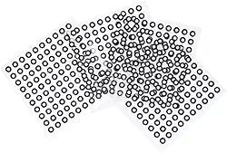 Revopoint Marcadores de digitalização 3D de 3,0 mm para scanners 3D, pontos de rastreamento 3D, adesivos de ponto de referência, marcadores difusos (500 pontos)