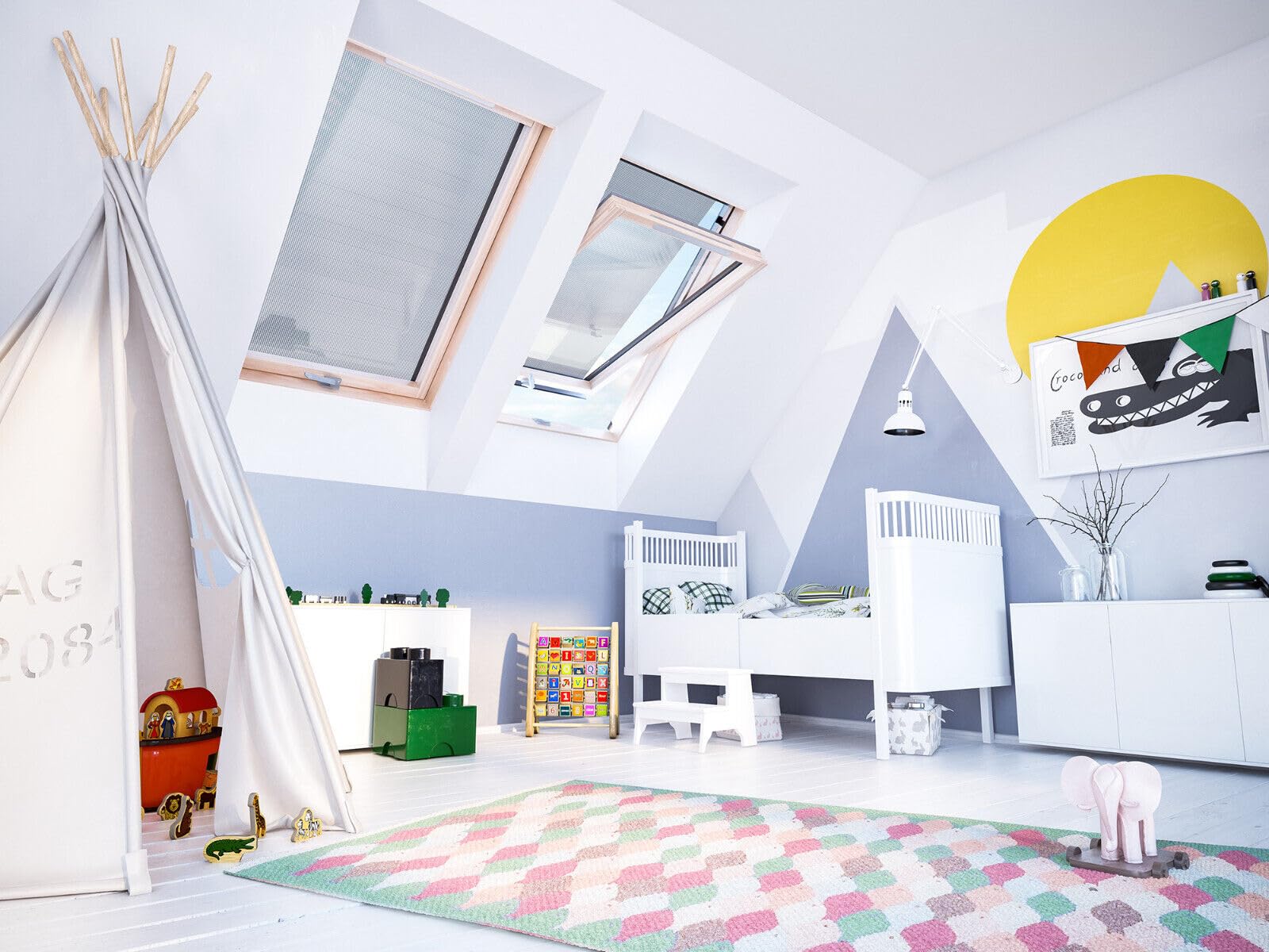 Store extérieur Anti-Chaleur FK04 F04 Compatible fenêtres de Toit VELUX GGU GPU GHU GTL GTU GLL GLU GGL GPL GHL GFL GZL | Protection Solaire Efficace | Pose Facile | Toile Polyester