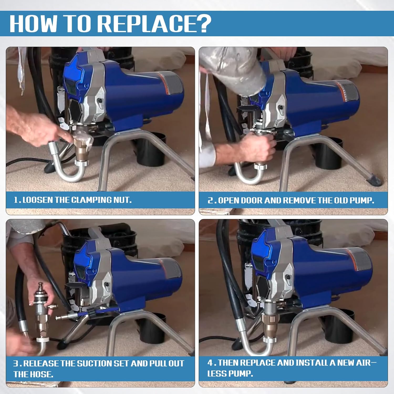 246428 Airless Spray Pump Compatible with Graco Ultra Max II 390 395 490 495 595 LineLazer 3400 Sprayer and Graco Ultra 390 395 490 495 595 Sprayer Replace