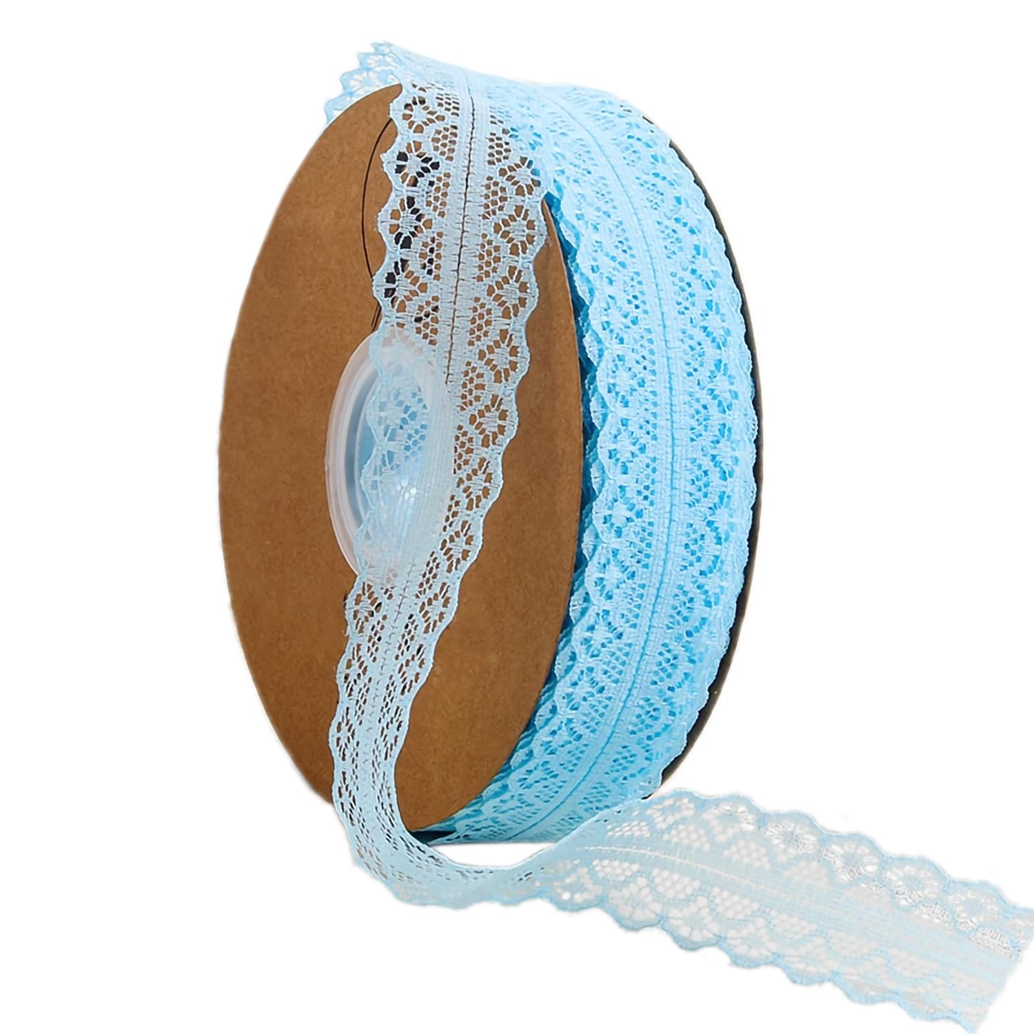 Cream White Lace Trim Ribbon - 1.2 Inch Wide X 50 Yards Roll, Vintage Pattern For Gift Wrapping, Weddings & Crafts