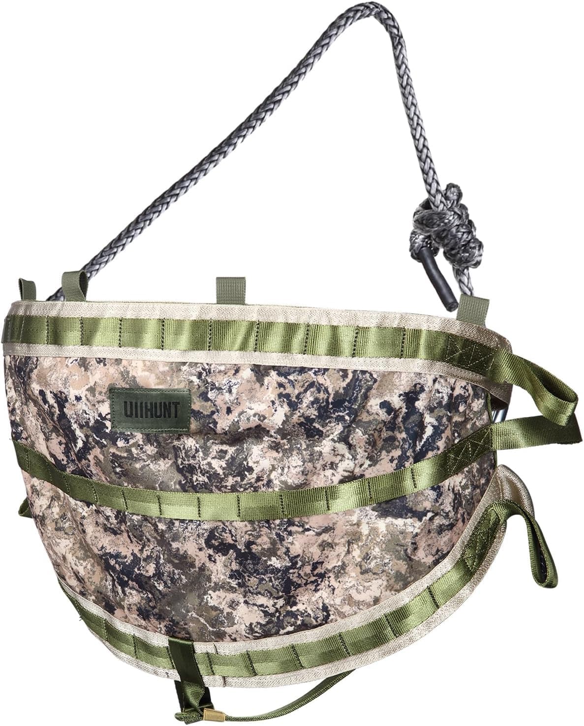 UIIHUNT Tree Saddle, The Gen 1 Hunting Saddle, Lightweight Hammock Tree Saddle, Comfortable Saddle Hunting Accessories, Includes Adjustable Bridge, Essential Tree Stand Accessories