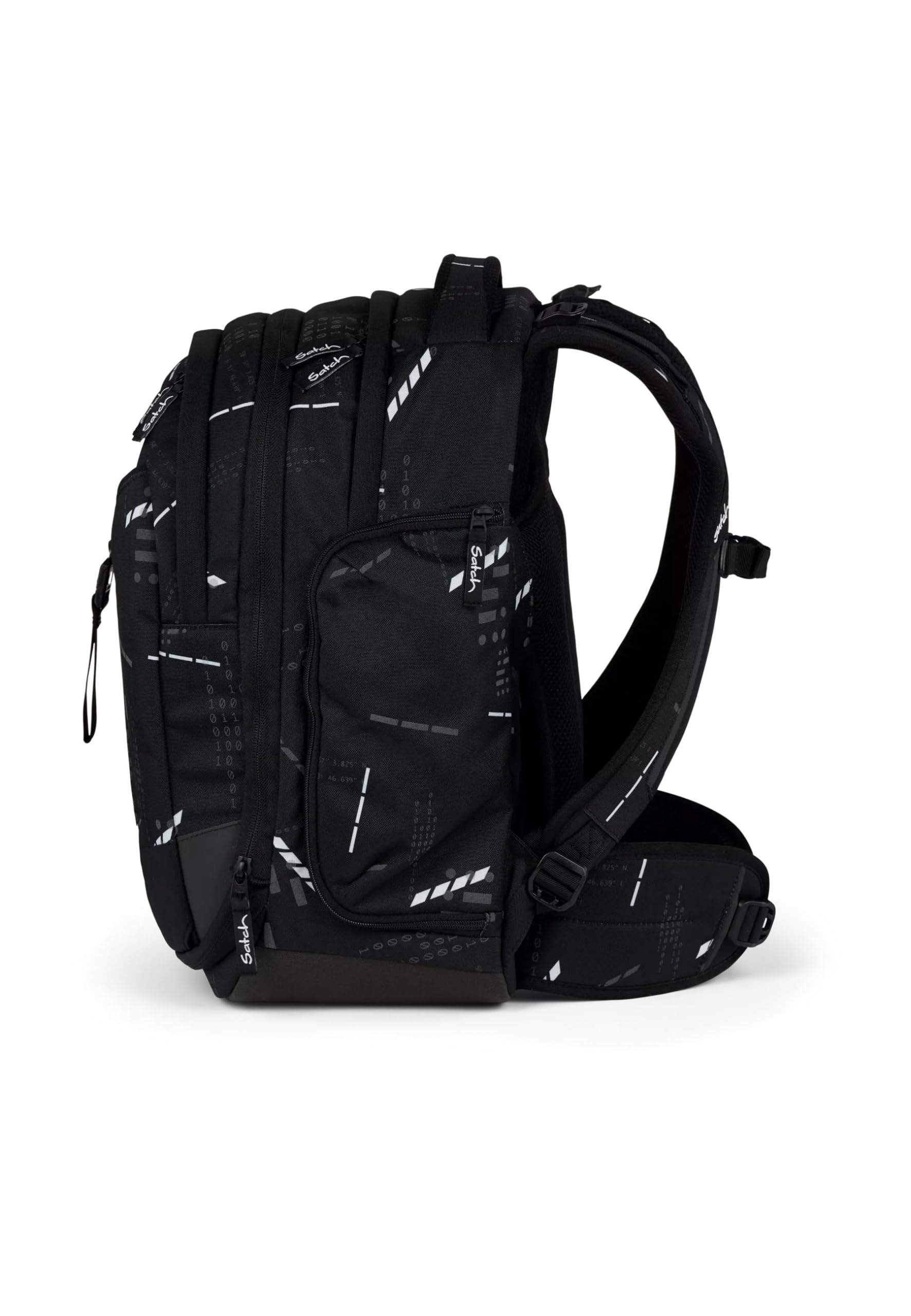 Satch Match Schulrucksack ab 5. Klasse, ergonomisch, erweiterbar auf 35 Liter, standfest, extra Fronttasche
