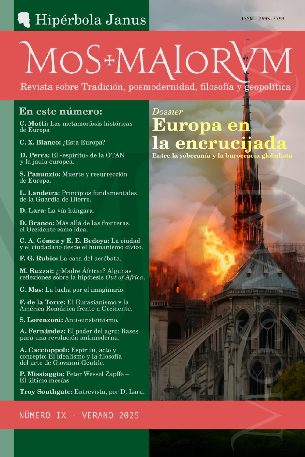MOS MAIORVM IX: Revista sobre Tradición, posmodernidad, filosofía y geopolítica