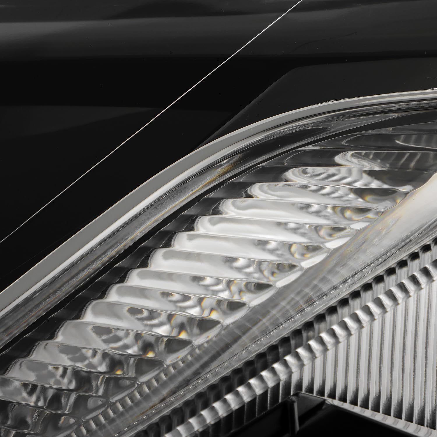 AKKON - Fit 2017 2018 2019 2020 Chrysler Pacifica 17-20 Halogen Type w/Low Quad Lamp Chrome Trim Headlight Headlamp OE Style Driver - Passenger Assembly