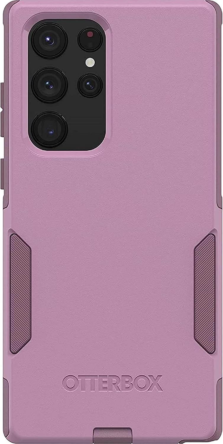 OtterBox Commuter Series Case for Samsung Galaxy S22 Ultra (Only) with Pop Grip - Non-Retail Packaging - Maven Way (Pink)