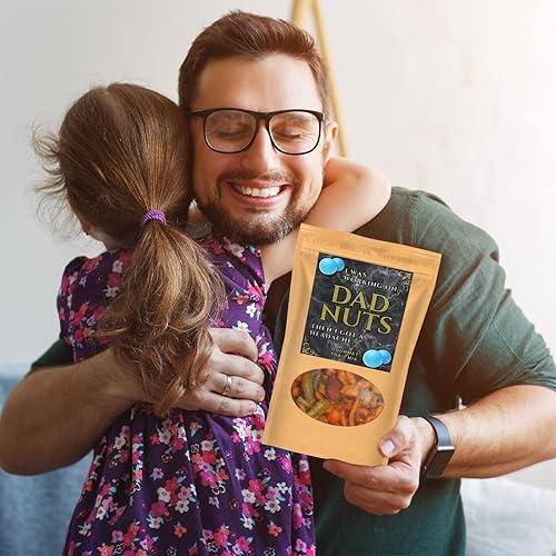 Miniatura 4 de Dad Nuts - Mezcla de frutos secos prémium – Mezcla gourmet de aperitivos con especias Kepperton – Regalos divertidos para papá para hombres,