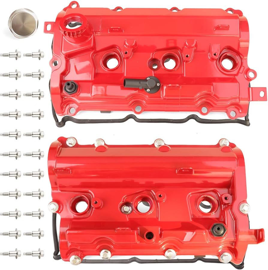 Amazon.com: MITZONE Aluminum Valve Cover Kit Left Right Side Amazon.com: MITZONE Aluminum Valve Cover Kit Left Right Side