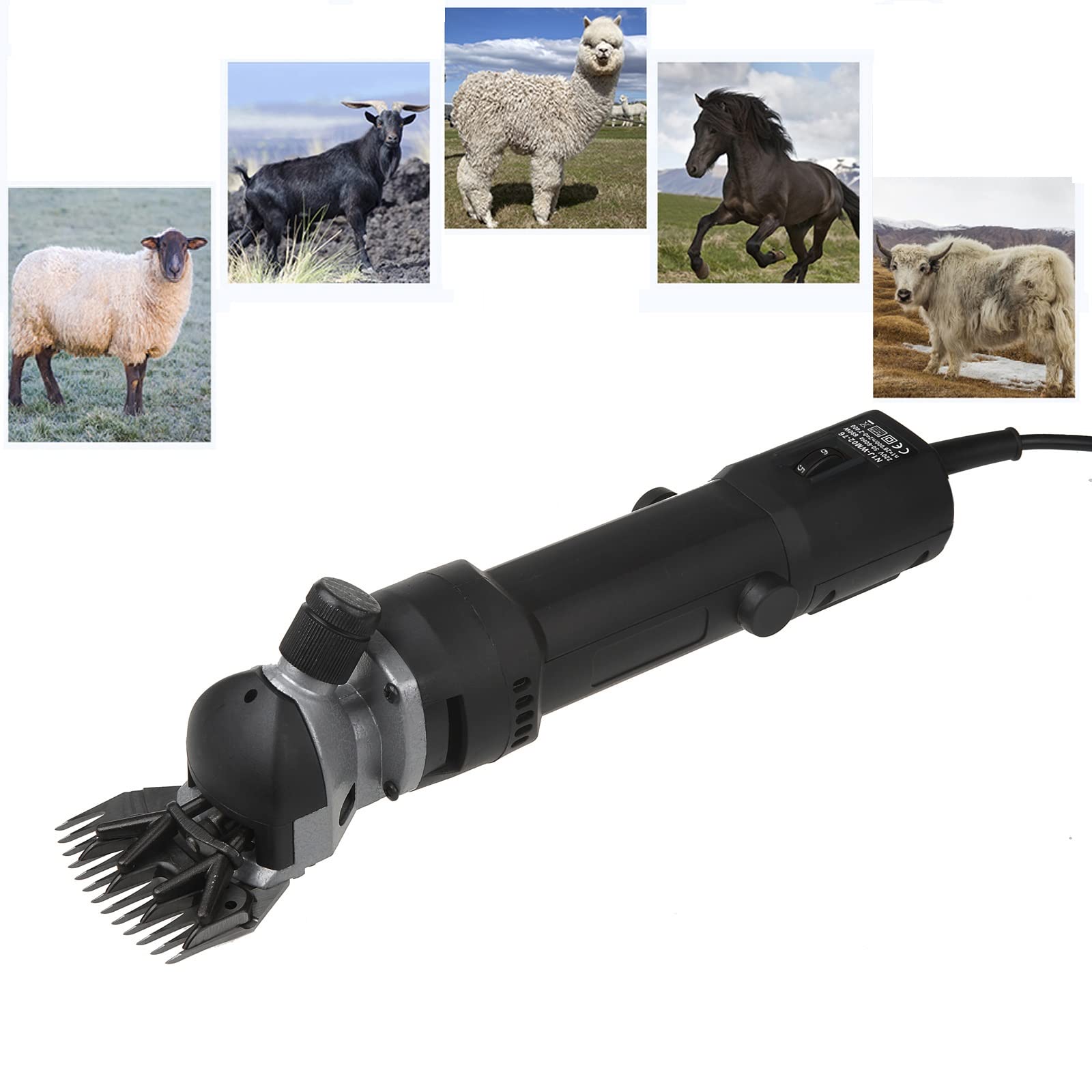 Tijeras Máquinas 690W Cortapelos Eléctrico Profesional Máquina Esquiladora para Animales Cabra Maquina para Oveja Lana