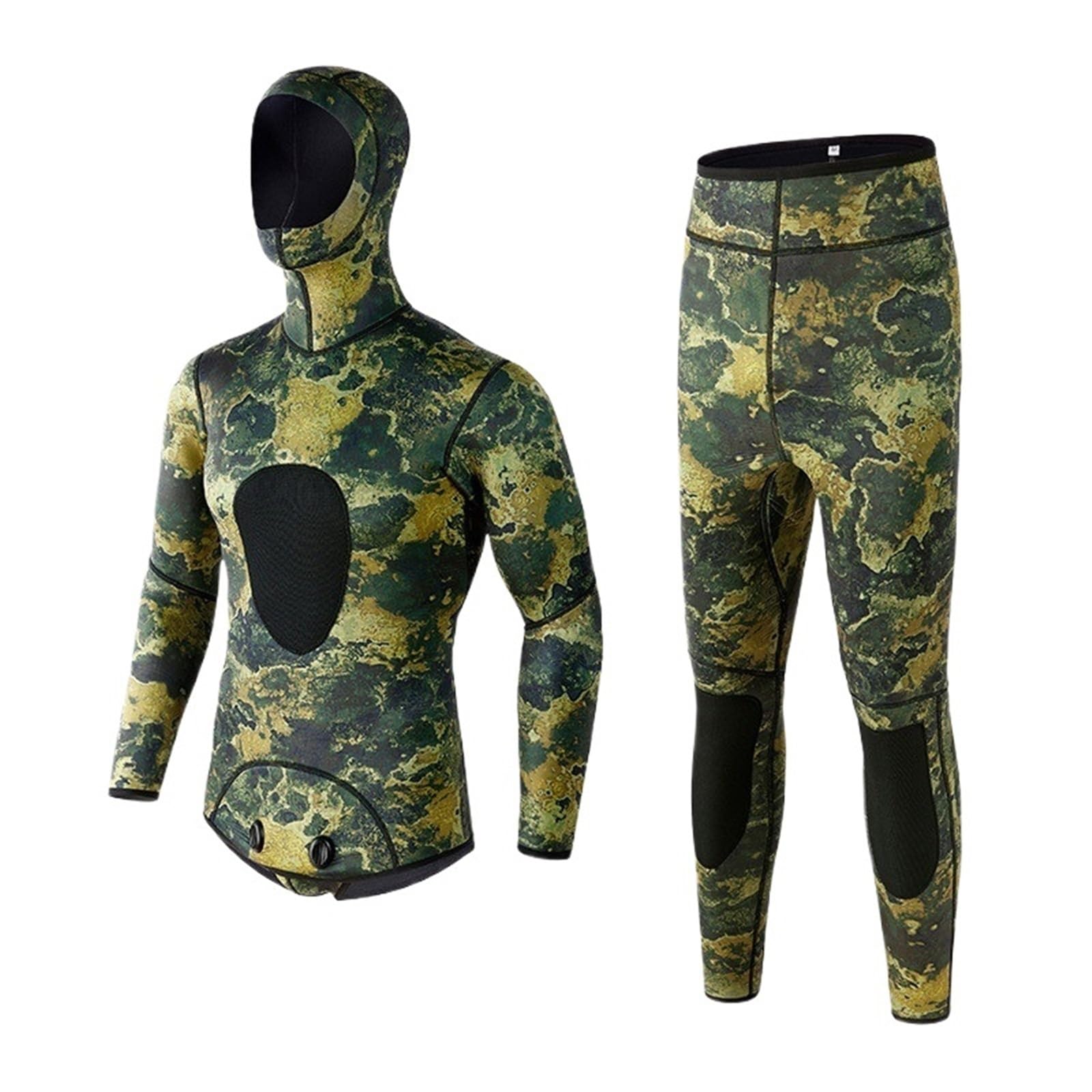 Tuta da Snorkeling Muta da Sub in Neoprene da 3 mm, Due Pezzi, for Surf, Snorkeling, Kayak, Pesca Subacquea, for Adulti, Immersioni, Caccia Subacquea, Nuoto, Immersioni subacquee(Blue,XL)