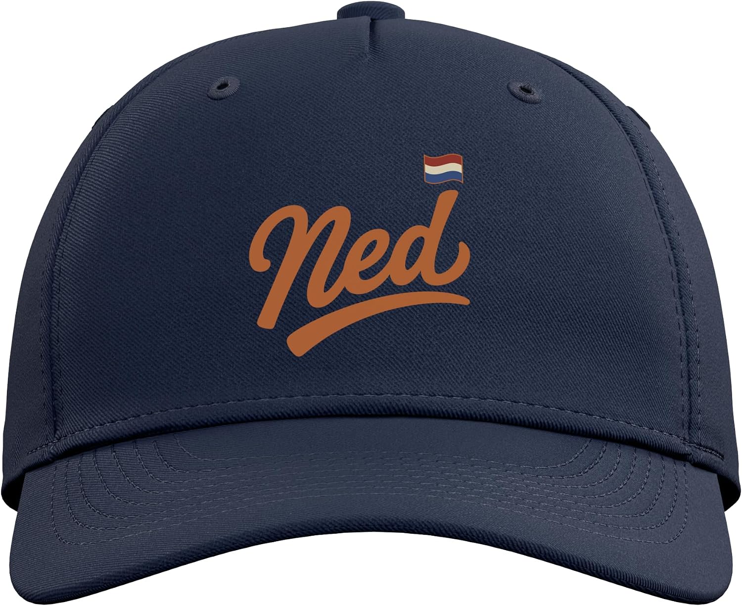 Netherlands Vintage Script Fan Adjustable Baseball Hat
