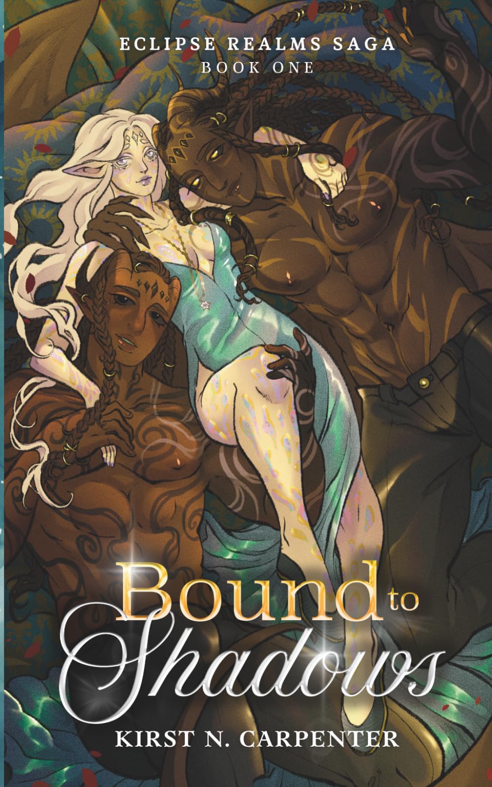 Bound to Shadows: An Epic Dark Fantasy Romance of Light, Shadow, Immortal Bonds, and Found Family: 1 (Eclipse Realms Saga)