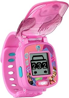 VTech PAW Patrol Liberty-Lernuhr – Kinderuhr mit digitaler Anzeige, Timer, Stoppuhr, Wecker und lustigen Spielen – Für Kinder von 3-6 Jahren