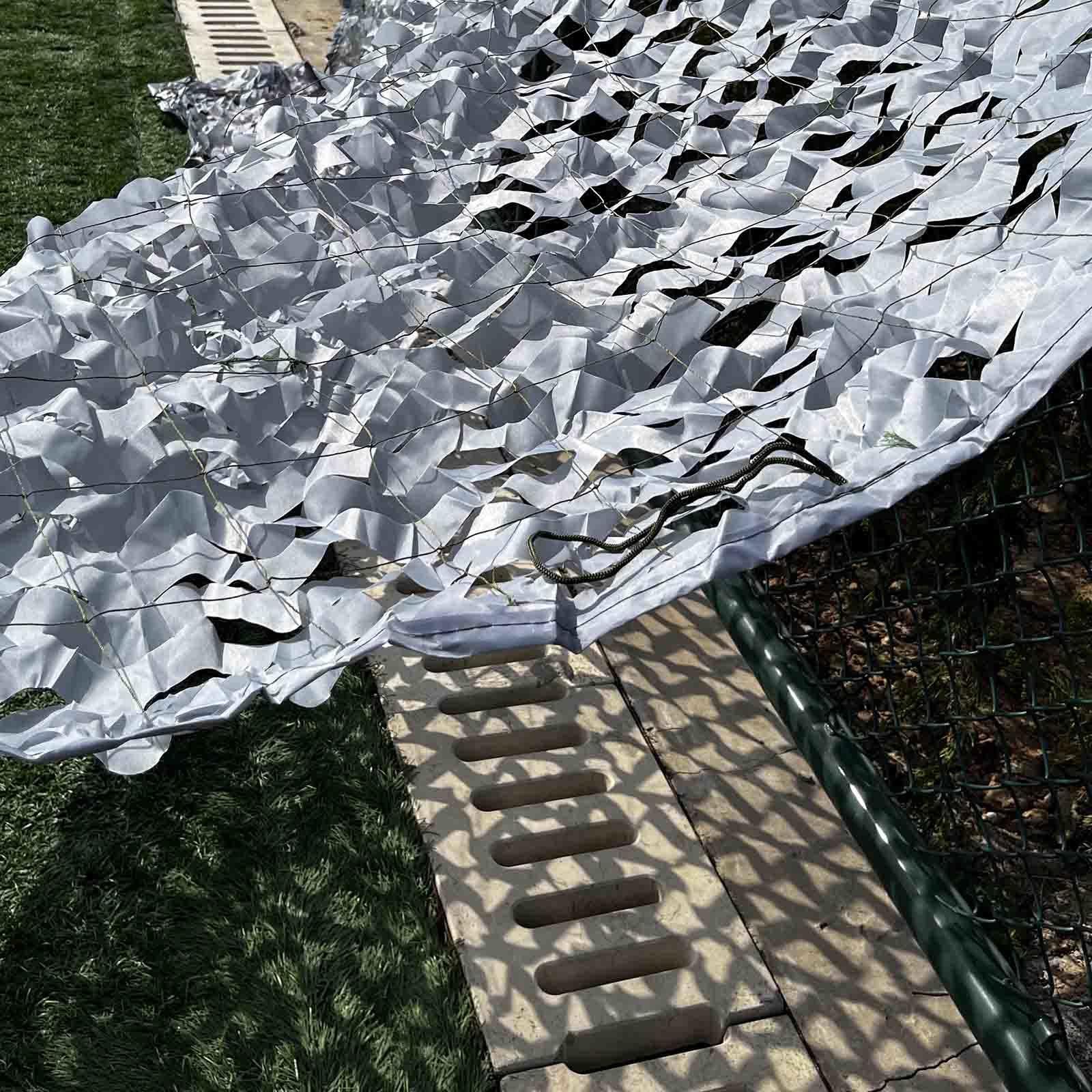 Tarnnetz grau,verstärkte Tarnung Net,Sonnenschutznetze Außenbereich,Garten schattennetze,Oxford-Gewebe,Auto-/Tarnabdeckung,Jagdkostüm, leichtes Camouflage Net,Grey-4x6m(13 * 19.7ft)