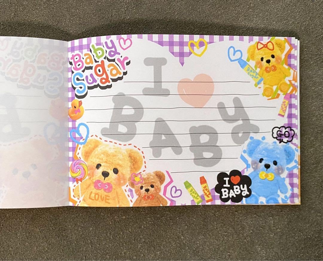 Amazon.co.jp: 平成レトロ ボリュームメモ帳 クマ いちご スイーツ