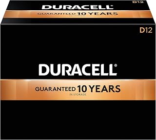 Duracell Mn1300 Coppertop Alkaline Batteries, D, 12/Bx