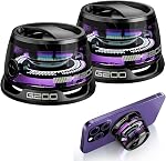 G200 Magnetic Bluetooth Speaker with RGB Lights, Mini Wireless Portable Speaker with Phone Stand, Waterproof, Surround Sound, Bluetooth 5.3, 6-7H Playtime, for Home, Outdoor, Camping, Gifts for Teens