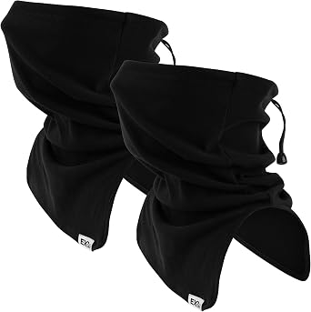 Neck Gaiters for Men Women Adjustable Neck Warmer | Winter Face Mask Scarf, Extended U-Hem, Odor Control, Skin-Friendly, Warm and Windproof, for Cold Weather Outdoor Sports